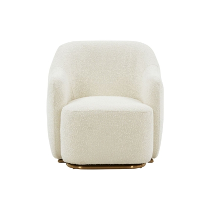 Modrest Masha Modern Off White Sherpa Accent Chair White Lounge Chair 78183 VGRHAC-538-WHT-1