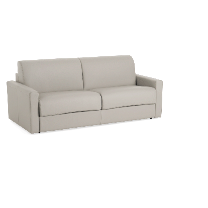 Lamod Italia Revers Italian Modern Grey Leather Queen Sofabed Gray Sofa Bed 81238 VGDTREVERS-160-CENERE