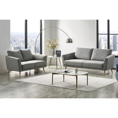 LA Furniture Benham Modern Grey Fabric Sofa VGMB-1879-GRY-SOFA Contemporary Style by Vig Furnitrue Number 76069 Catch Home Goods
