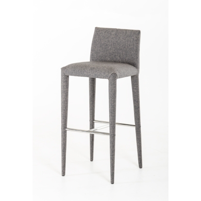 Modrest Medford Mid-Century Grey Fabric Bar Stool Grey Bar Stool 16774 VGEUMC-8219CH-B