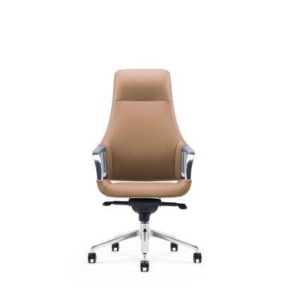 Modrest Merlo Modern Brown High Back Executive Office Chair Brown Office Chair 78742 VGFUA1902-BRN-OC