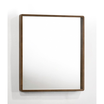 LA Furniture Metcalf Mid-Century Walnut Mirror VGMAQT-S831-BR-120-WAL-MIR Contemporary Style by Vig Furnitrue Number 78679 Catch Home Goods