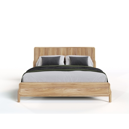 Modrest Mikala Modern Natural Oak Bed Oak Bed 81304|81304A|81305|81305A VGWDMIL-BED