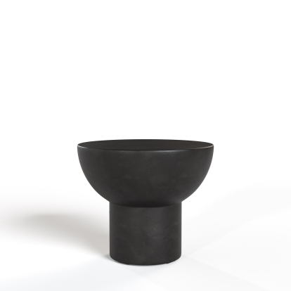 LA Furniture Fate Modern Black Concrete End Table VGGR-614055-BLK Contemporary Style by Vig Furnitrue Number 81851 Catch Home Goods