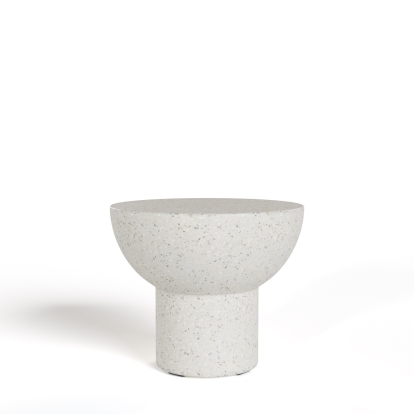 LA Furniture Fate Modern Terrazzo Concrete End Table VGGR-614055-TER Contemporary Style by Vig Furnitrue Number 81852 Catch Home Goods