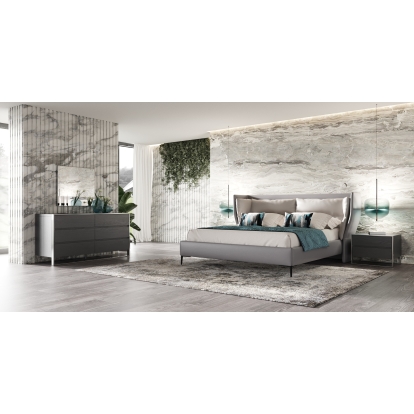 Modrest Jolene Modern Grey Bedroom Set Grey Bedroom Set 82108 VGBBMA2013-SET