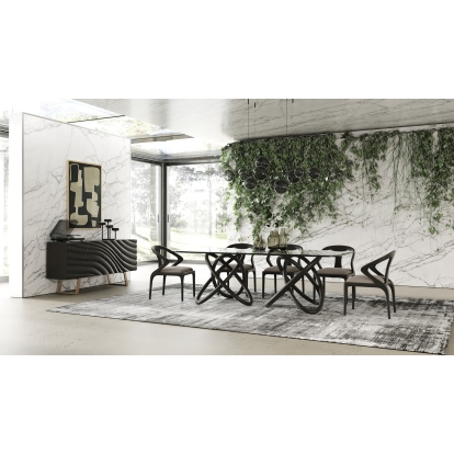 Modrest Finley Mid-Century Black & Gold Buffet Black Buffet 81727 VGCSSB-16050-BLK