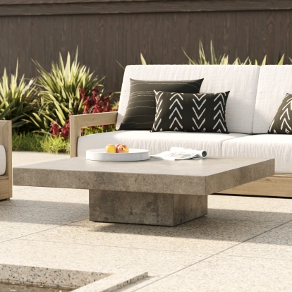 LA Furniture Morley Modern Concrete Coffee Table VGGR640930 Contemporary Style by Vig Furnitrue Number 70352 Catch Home Goods