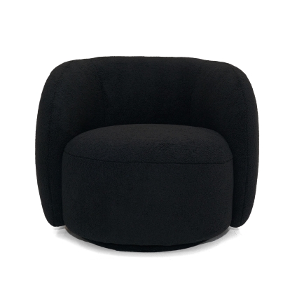 Modrest Molina Modern Black Accent Chair Accent Chair 80449|80449A VGOD-ZW-20056-B