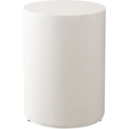 Diamond Sofa MONTAGERETIV Montage Round End Table Ivory Faux Cement Finish