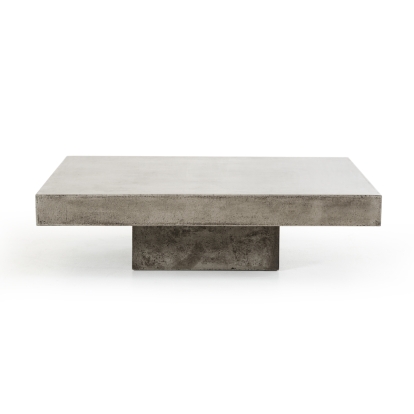 Modrest Morley Modern Concrete Coffee Table Gray/Grey Coffee Table 70352 VGGR640930
