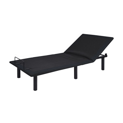 Furniture Of America Dormiolite I Contemporary Fabric, Metal Black Adjustable Bed Base | MT-ADJ201