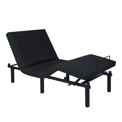 Furniture Of America Dormiolite Ii Contemporary Fabric, Metal Black Adjustable Bed Base | MT-ADJ202