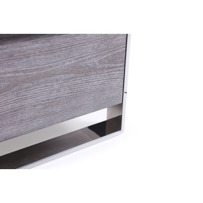 Modrest Arlene Modern Grey Elm Nightstand Grey Nightstand 73953 VGVCN006