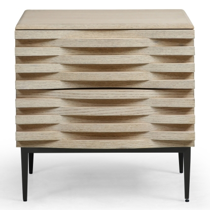 LA Furniture Larkspur Sample Natural Oak Nightstand VGVC-N2585 Contemporary Style by Vig Furnitrue Number 85731 Catch Home Goods