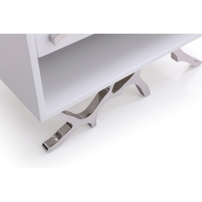 Modrest Legend Modern White Nightstand White Nightstand 74018|74018A|78137 VGVCN8111-WHT