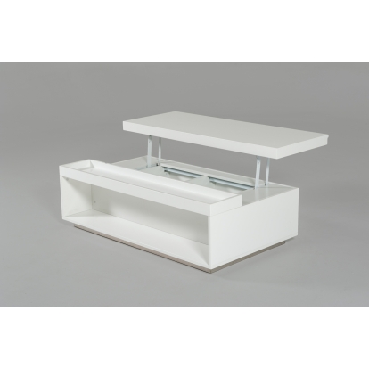 Nancy Modern White Coffee Table White Coffee Table 13317 VGWCP210A