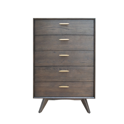 LA Furniture Novak Modern Dark Oak Chest VGLBNANT-CH82 Contemporary Style by Vig Furnitrue Number 75485 Catch Home Goods
