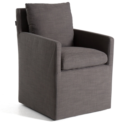 Modrest Newcastle Modern Grey Fabric Dining Chair Grey Dining Chair 82728 VGKK-KF.Y1051B-GRY