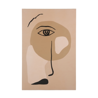 Modrest Nose Modern 32" x 47" Painting Beige Painting 81949 VGVA-CO2303