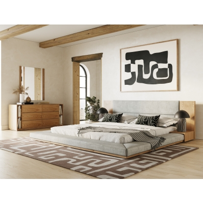 Nova Domus Jagger Modern Natural Oak Bedroom Set Oak Bedroom Set 83045|83046|83047 VGMA-BR-55-SET-NAT