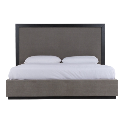 Nova Domus Santa Barbara Modern Grey Fabric + Grey Wash Bed Grey Bed 82575|82574 VGMA-BR-152-BED-GRY