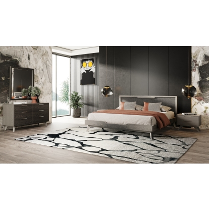 Nova Domus Soria Modern Grey Wash Bedroom Set Grey Bedroom Set 75937|75938 VGMA-BR-32-GRY-SET