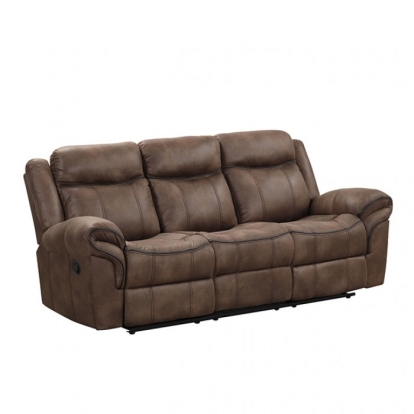 Furniture Of America Agata Transitional Brown Manual Sofa Model NX6001BR-SF