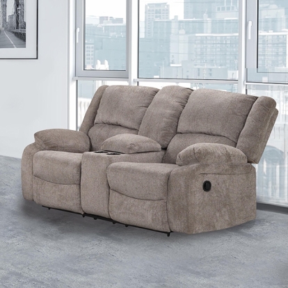 Furniture Of America Cosimo Transitional Mocha Manual Loveseat Model NX6003GY-LV