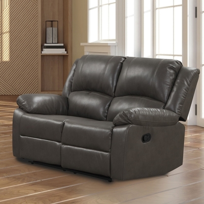 Furniture Of America Letha Transitional Gray Manual Loveseat Model NX6008GY-LV