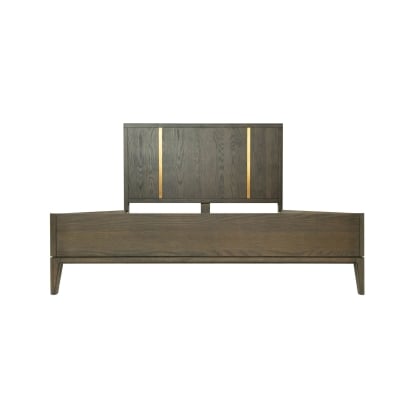 LA Furniture Oakley Mid-Century Eastern King Size Dark Brown Bed VGWDLCY-QB05-USA-OA-BED-EK Contemporary Style by Vig Furnitrue Number 78746 Catch Home Goods