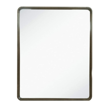 Modrest Oakley Mid-Century Dark Brown Mirror Brown Mirror 78749 VGWDLCY-FM-OA-MIR