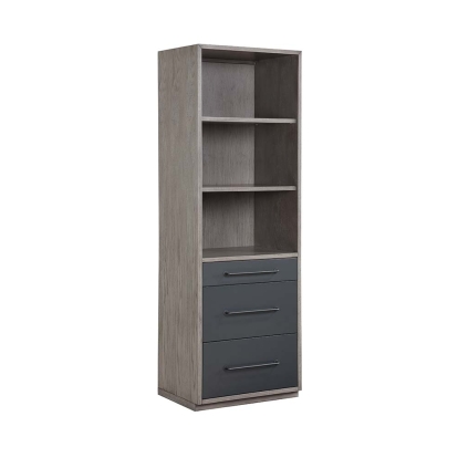 ACME Estevon Gray Oak Bookcase Model OF00630