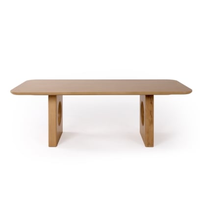 LA Furniture Oshana Modern White Oak Dining Table VGMA-MIT-5351-DT Contemporary Style by Vig Furnitrue Number 81108 Catch Home Goods