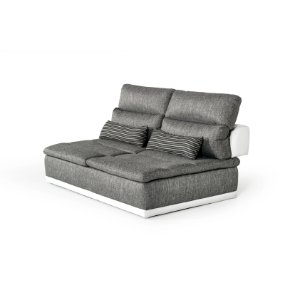 Armless Loveseat (B) Grey Sofa 17974-25|73796-25 VGFTPANORAMA-GRP-LOVESEAT