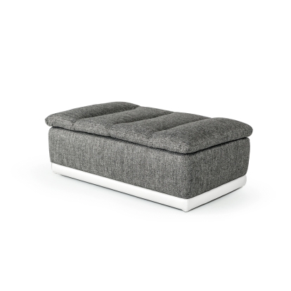 Ottoman (E) Grey Ottoman 73796-55 VGFTPANORAMA-GRP-OTTOMAN