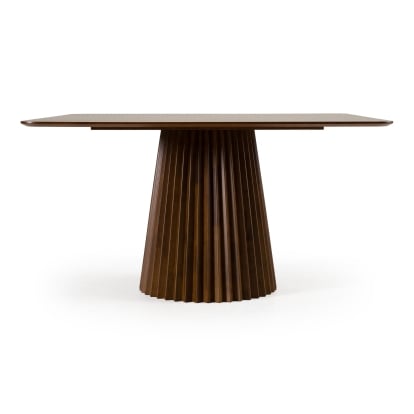 LA Furniture Platte Mid-Century Modern Walnut Square Dining Table VGMA-MIT-5460-WAL Contemporary Style by Vig Furnitrue Number 85573 Catch Home Goods