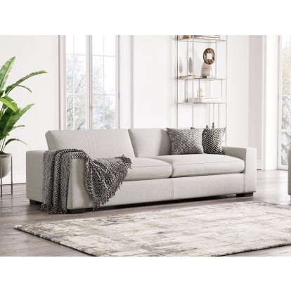 Divani Casa Poppy Modern White Fabric Sofa White Sofa 79803 VGKK-KF1031-WHT-S