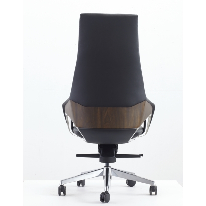 LA Furniture Prost Modern Black High Back Executive Office Chair VGFU-FK005-A-BLK-OFF-CH Contemporary Style by Vig Furnitrue Number 80445 Catch Home Goods