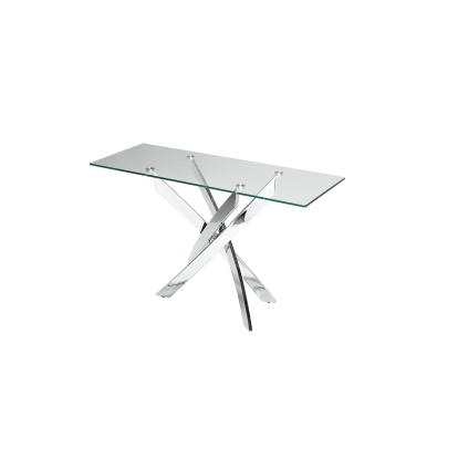 LA Furniture Pyrite Modern Glass Console Table VGEWF7033AA Contemporary Style by Vig Furnitrue Number 71701 Catch Home Goods