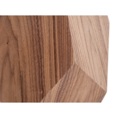 Modrest Rackham Mid-Century Walnut & Smoked Glass Coffee Table Walnut Coffee Table 73904 VGBBL1602A