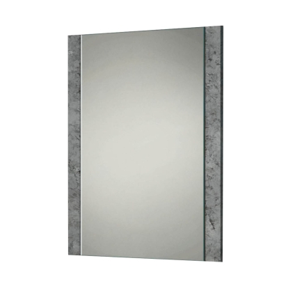 Nova Domus Rado Modern Walnut & Stucco Mirror Walnut Mirror 77192 VGACRADO-MIR