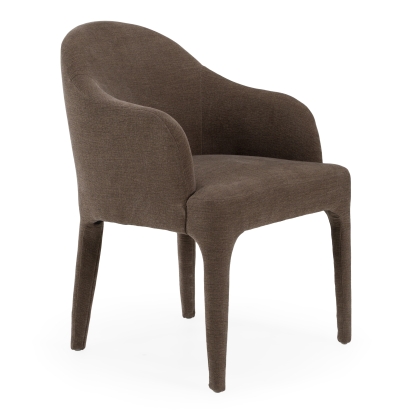 LA Furniture Reedy Modern Brown Fabric Dining Chair VGRH-RHT-825012-BRN Contemporary Style by Vig Furnitrue Number 83483 Catch Home Goods