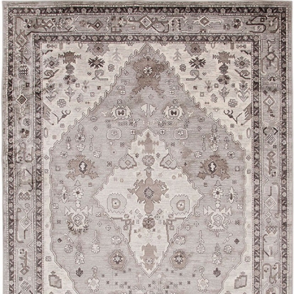 Furniture Of America Mortsel Contemporary Gray Area Rug Model RG1027