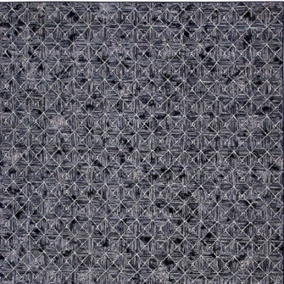 Furniture Of America Mortsel Contemporary Viscose Dark Gray Area Rug | RG1028