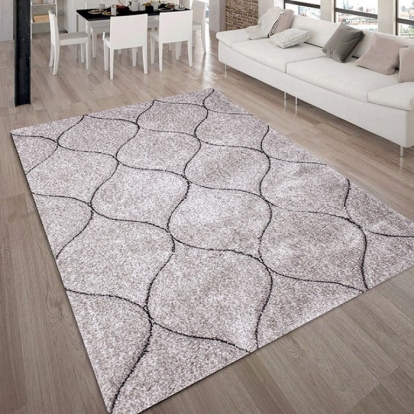 Furniture Of America Hepsiba Contemporary Ogee Beige Area Rug Model RG4147