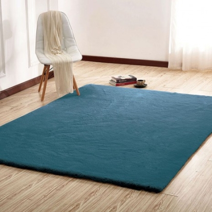 Furniture Of America Caparica Contemporary 100% Polyester Teal Area Rug | RG4153