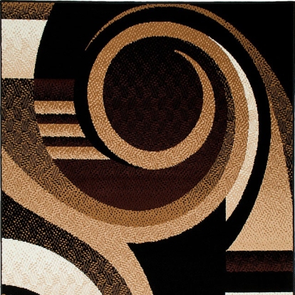Furniture Of America Blitar Contemporary Brown-Black Area Rug Model RG5214