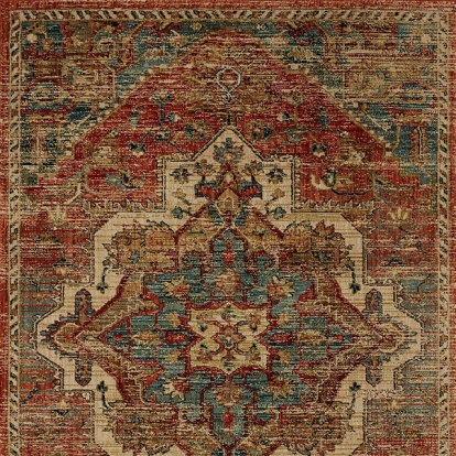 Furniture Of America Wilhelm Contemporary Spice Rose Area Rug Model RG8160M