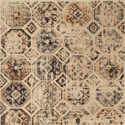 Furniture Of America Wilhelm Contemporary Polyester Relic Beige Area Rug | RG8165S